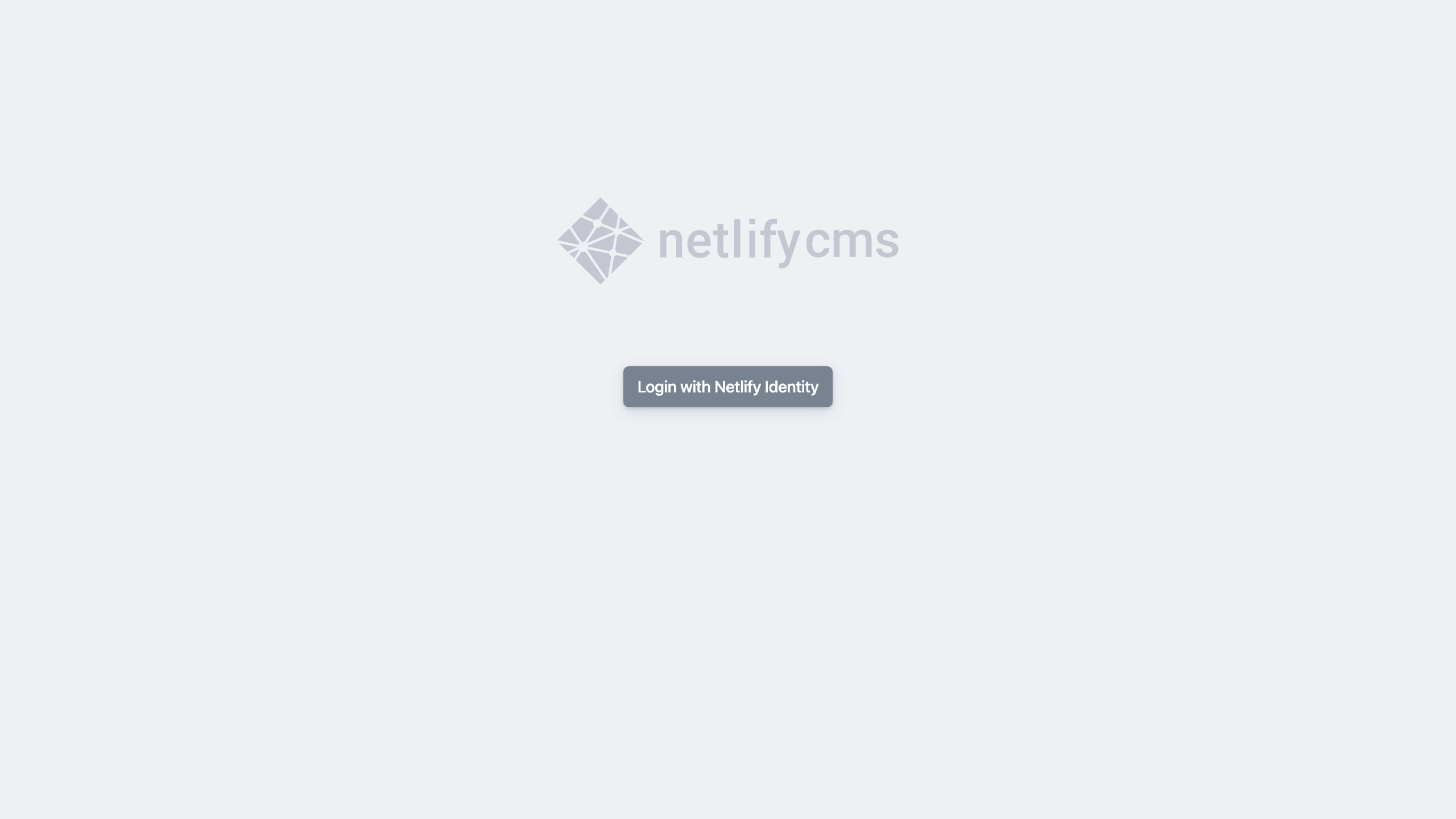 Netlify ログイン画面 スクリーンショット